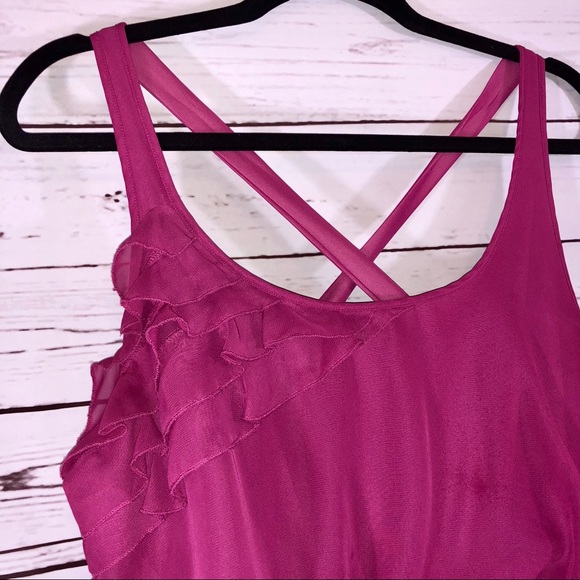 Eyelash Couture Fuchsia Summer Dress - Picture 2 of 3